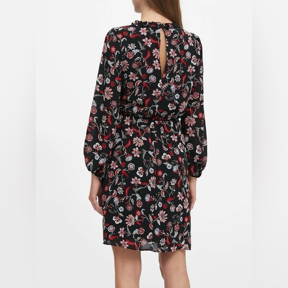 Banana Republic Black Floral Dress - Picture 2 of 9